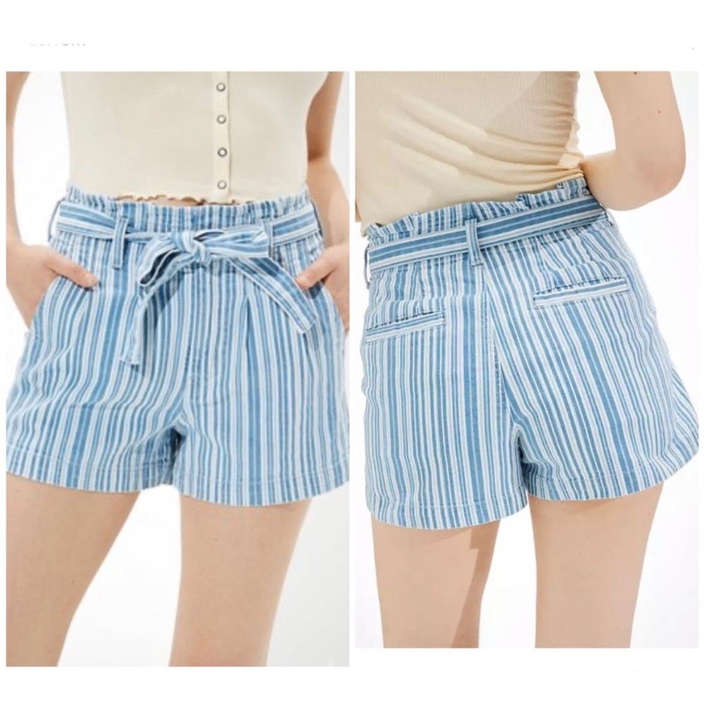 American Eagle Paperbag Denim Mom Short - Picture 4 of 4